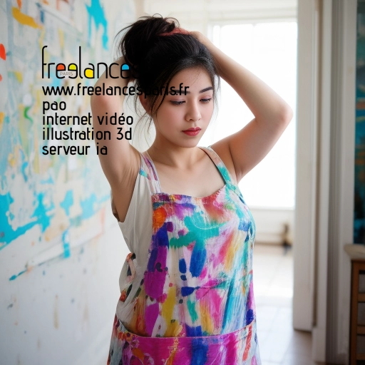 Pao internet vidéo illustration 3d serveur intelligence générative freelance paris studio de création OE2V5UW0